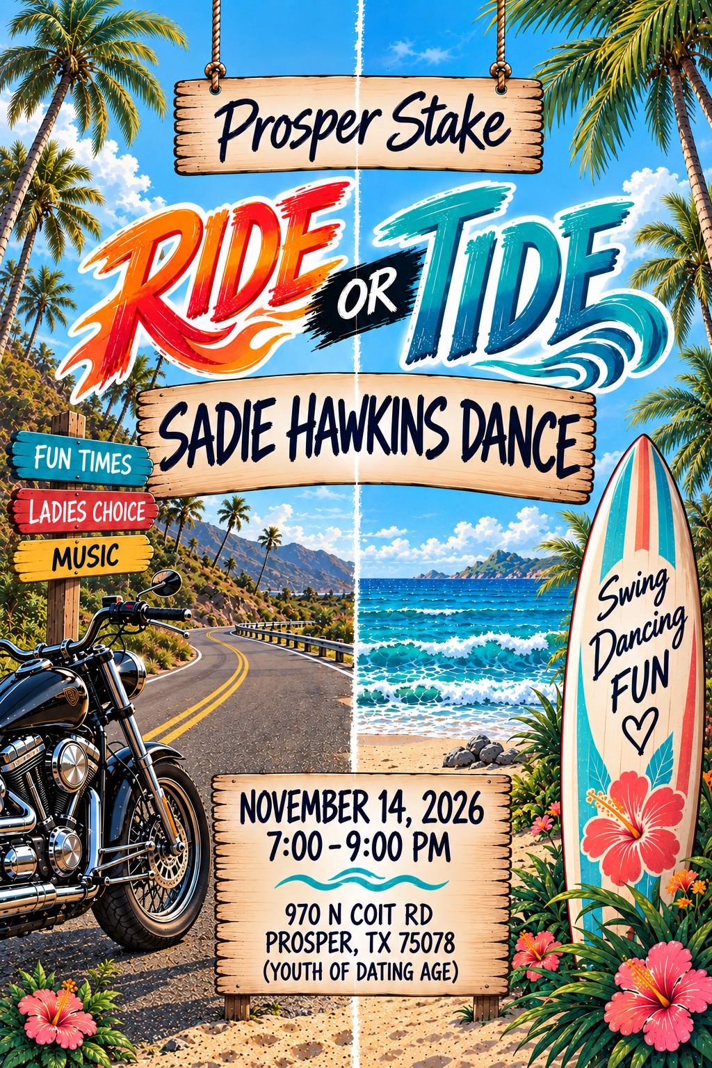 JR/SR Sadie Hawkins Dance flyer